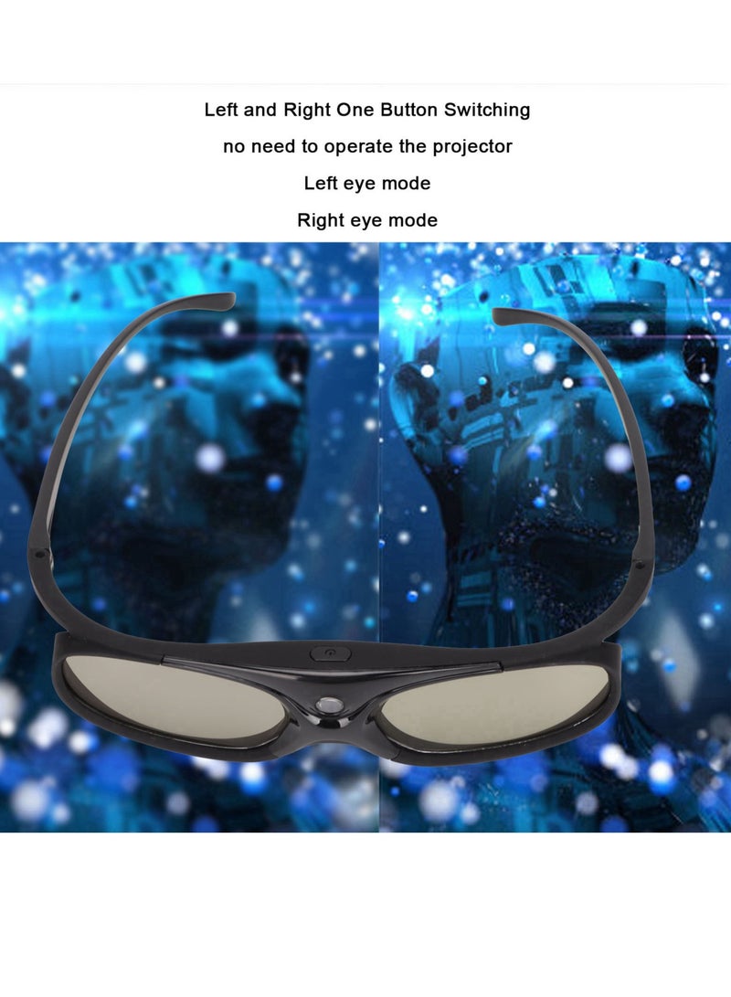 2Pcs 144Hz 3D Active Shutter Glasses DLP LinK LCD Lens 3D Glasses for 3D DLP Orojectors - Image 5
