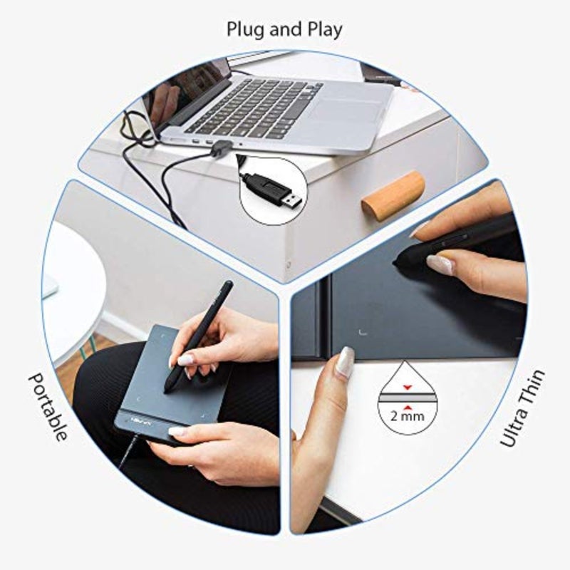 XP-Pen G430S OSU Tablet Ultrathin Graphic Tablet 4 x 3 inch Digital Tablet Drawing Pen Tablet for OSU! 8192 Levels Pressure - Image 4