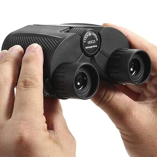 KREVIA 10X25 HD Portable Binoculars 1000m Long Distance and Tourism BAK 4 Prism Wide Angle Mini Telescope for Sightseeing Travel - 1Pcs - Image 4