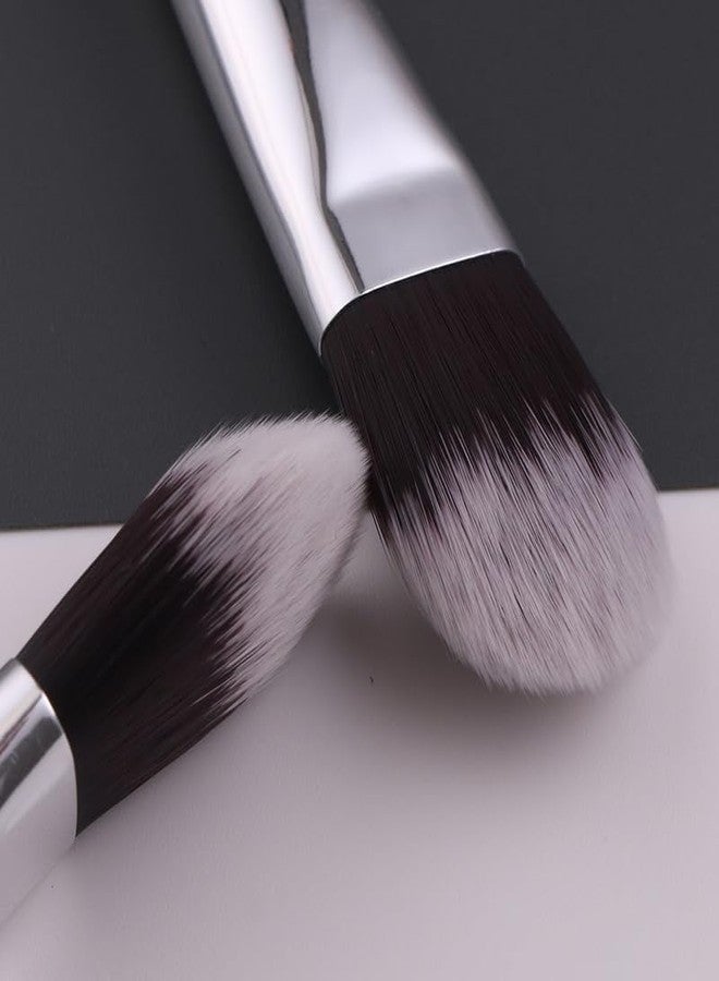IPRESTA Flat Foundation Brush for Liquid Makeup, Liquid Foundation Brush, Black Wooden Handle Synthetic fiber makeup brush (F112 Flat foundation brush) - Image 5
