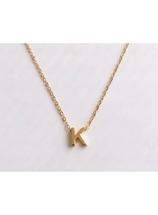 Rovaux Initial K Pendant Necklace