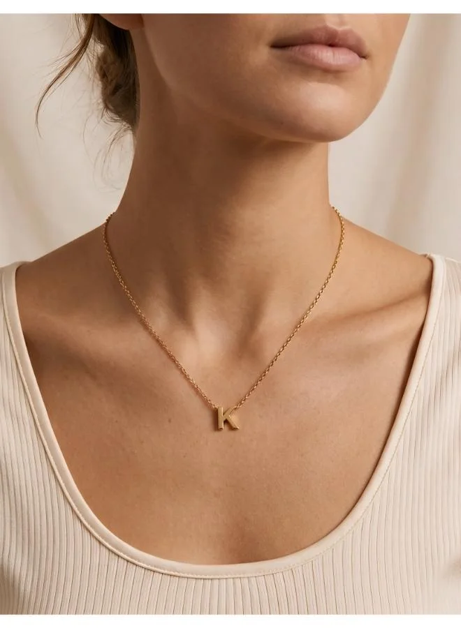 Rovaux  Initial K Pendant Necklace for Women | Best Price UAE