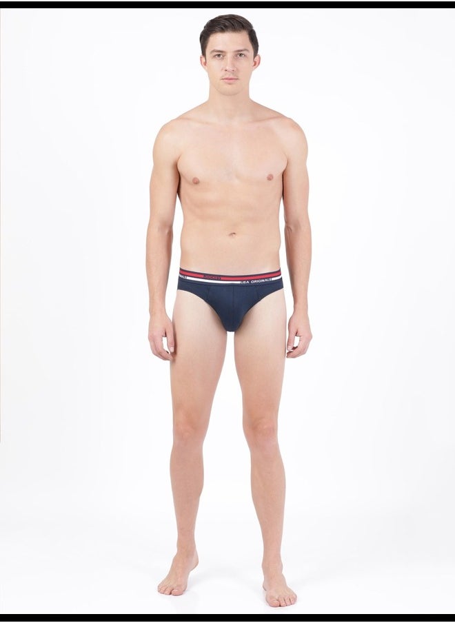 JOCKEY - Jockey US49 Men's Super Combed Cotton Solid Brief with Ultrasoft Waistband - Image 1