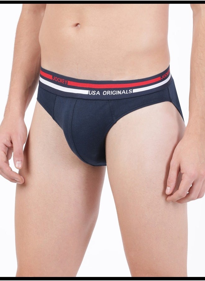 JOCKEY - Jockey US49 Men's Super Combed Cotton Solid Brief with Ultrasoft Waistband - Image 1
