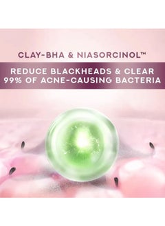 Pond's Bright Miracle Ultimate Pore Clear Scrub CLAY-BHA Niasorcinol Facial Scrub Reduces Blackheads & Clears 99% Of Acne-causing Bacteria 100g X 2  - Image 5