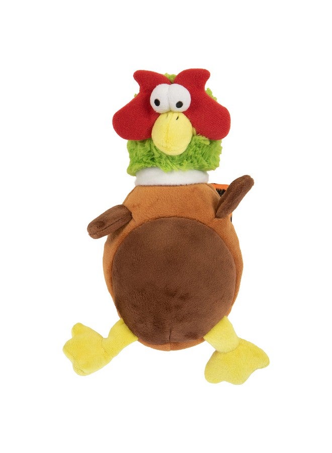 goDog goDog Action Plush Pheasant Animated Squeaky Dog Toy, Chew Guard Technology - Brown, One Size  - Image 1