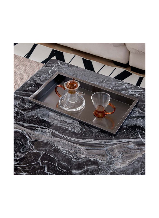 Home Box Levante Marble Coffee Table 100 x 33 x 100 cm  - Image 4