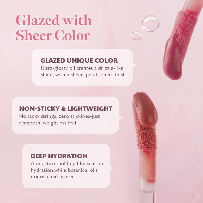 MILKTOUCH Dew Stain Sheer Lip Gloss Stocking Stuffers, Christmas Gifts (01 Morning Haze, 0.14 Fl Oz (Pack of 1)) - Image 4