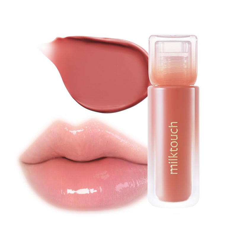 MILKTOUCH Dew Stain Sheer Lip Gloss Stocking Stuffers, Christmas Gifts (01 Morning Haze, 0.14 Fl Oz (Pack of 1)) - Image 1
