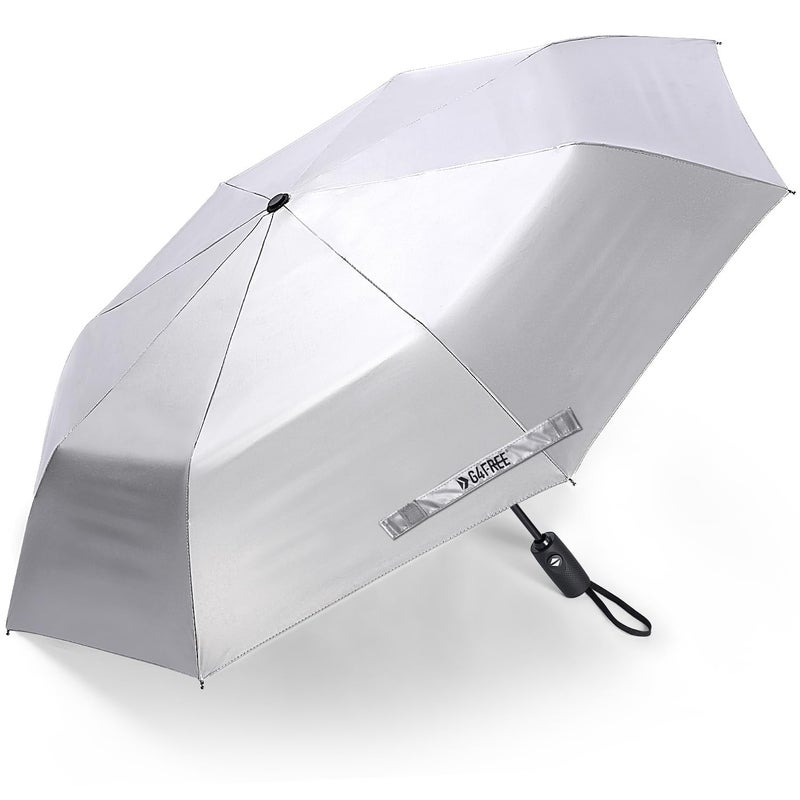 G4Free UPF 50+ UV Protection Large Travel Umbrella 42/46 Inch Auto Open Close Windproof Sun Blocking Umbrella - Image 1