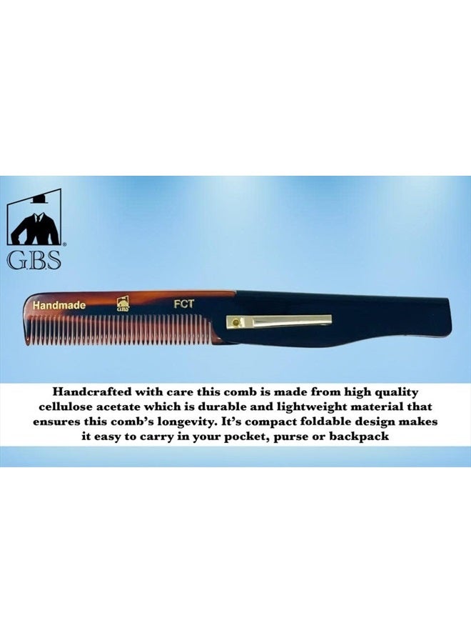 G.B.S Handmade Folding Comb for Men and Women, FCT - Image 2