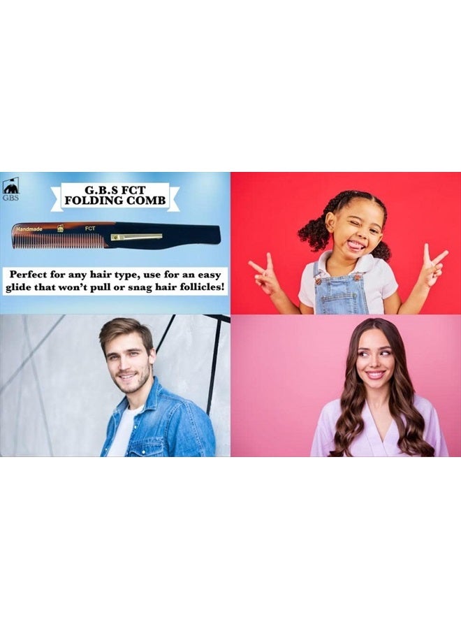 G.B.S Handmade Folding Comb for Men and Women, FCT - Image 5