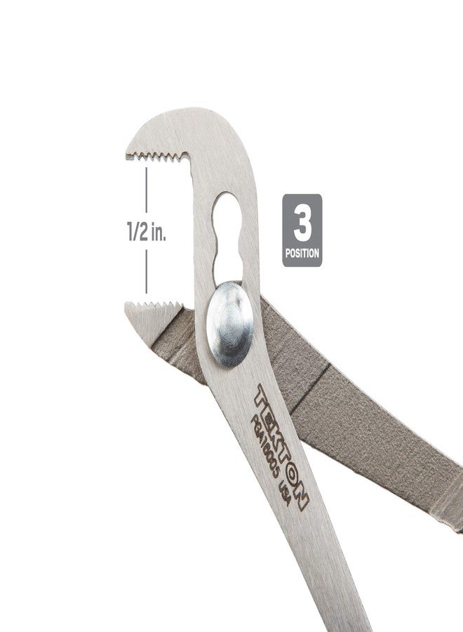 TEKTON 5 Inch Angle Nose Slip Joint Pliers (1/2 in. Jaw) | PGA16005 | Made in USA - Image 4