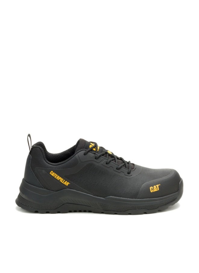 CATERPILLAR CAT Inductor Mesh Lo S3S Safety Shoes for Men – Composite Toe, ESD, Slip Resistant, Black - Image 1