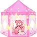 EVOIONOS Princess Tent for Girls Castle Tent for Girls Princess Castle Play Tent with Large Star Lights Kids Tent Indoor Playhouse Pink Girls Tent 55 x 53 inches - Image 4