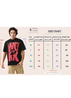 WHITE RABBIT "Work Harder" Printed T-shirt  - Image 5