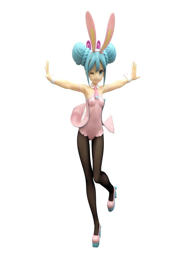 Furyu Corporation-Hatsune Miku BiCute Bunnies Figure -Wink Pearl Pink Color ver.- - Image 1