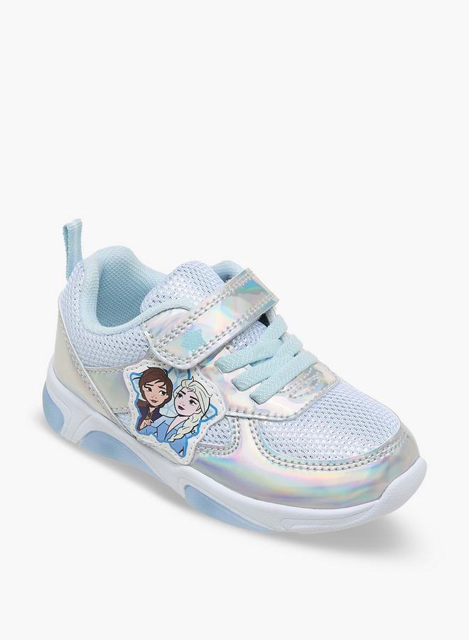 Disney Girls Frozen Print Light-Up Sneakers - Image 2
