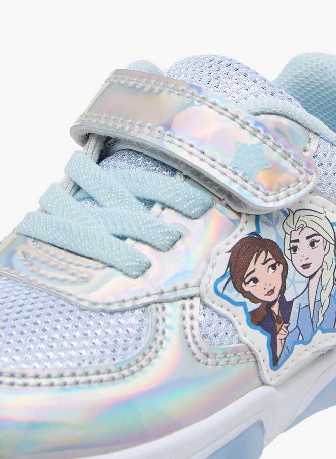 Disney Girls Frozen Print Light-Up Sneakers - Image 4