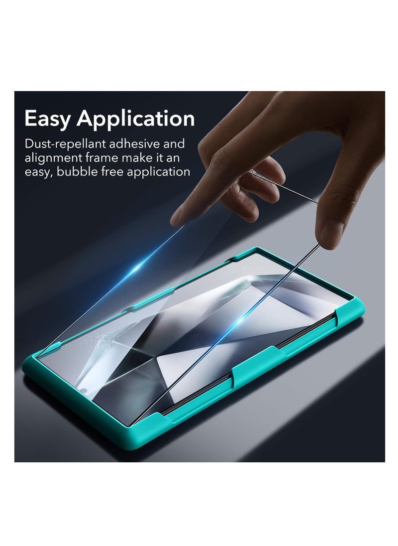 ESR - ESR for Samsung Galaxy S24 Ultra Screen Protector Set, 2 Tempered Glass Screen Protectors and 1 Set Individual Lens Protectors, 2.5D Curved Edges, Full-Coverage Protection, Scratch Resistant, 2+1 Pack - Image 1