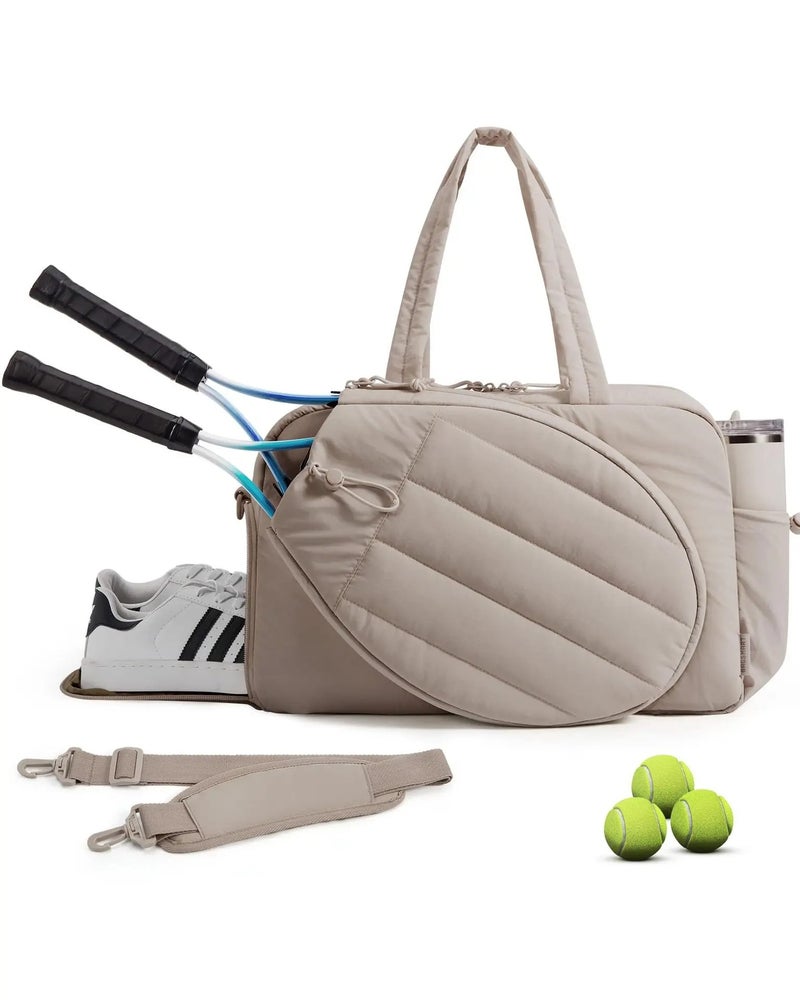 Bluejw Logo Duffel Bag Women Foldable Waterproof Gym Sports Travel Duffel Tennis Badminton Pickleball Tote Sports Duffels - Image 4