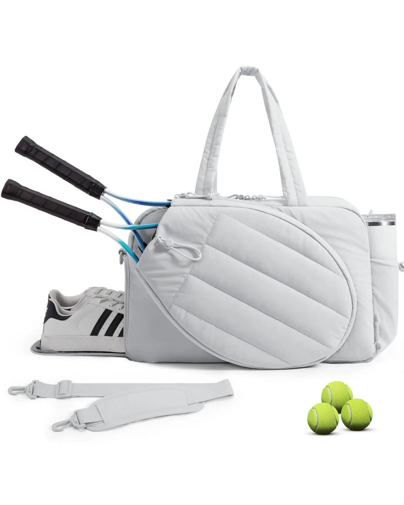 Bluejw Logo Duffel Bag Women Foldable Waterproof Gym Sports Travel Duffel Tennis Badminton Pickleball Tote Sports Duffels - Image 1