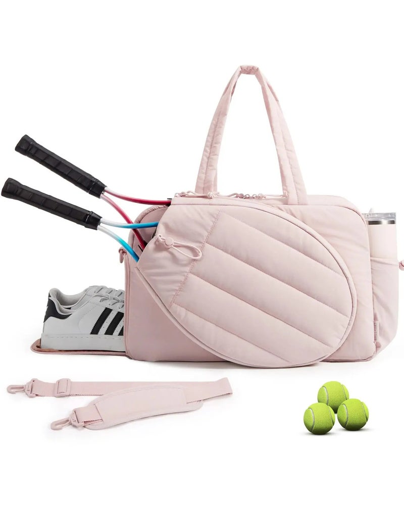 Bluejw Logo Duffel Bag Women Foldable Waterproof Gym Sports Travel Duffel Tennis Badminton Pickleball Tote Sports Duffels - Image 2