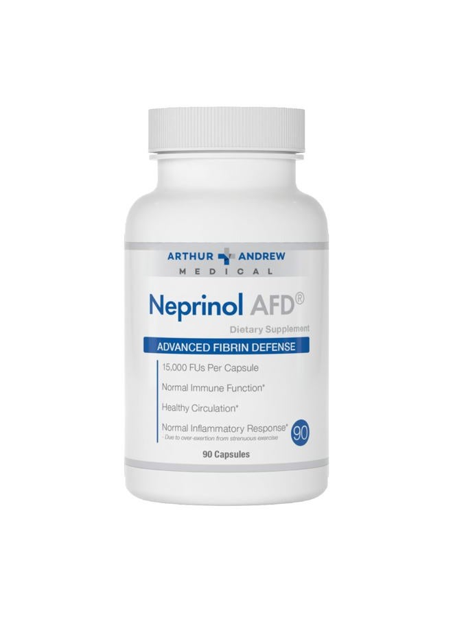 Arthur Andrew Medical نيبرينول AFD، مزيج إنزيمات متعددة مع سيراببتاز و ناتوكيناز، 90 حبة (عبوة من 1) - Image 1