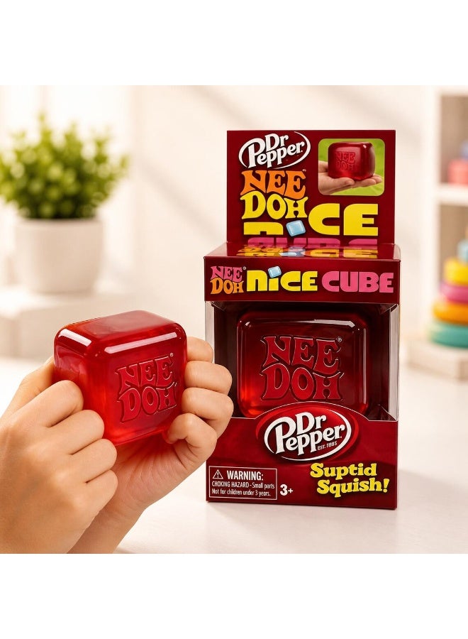 Nee doh Dr Pepper Nice Cube Squishy Toy - Image 3