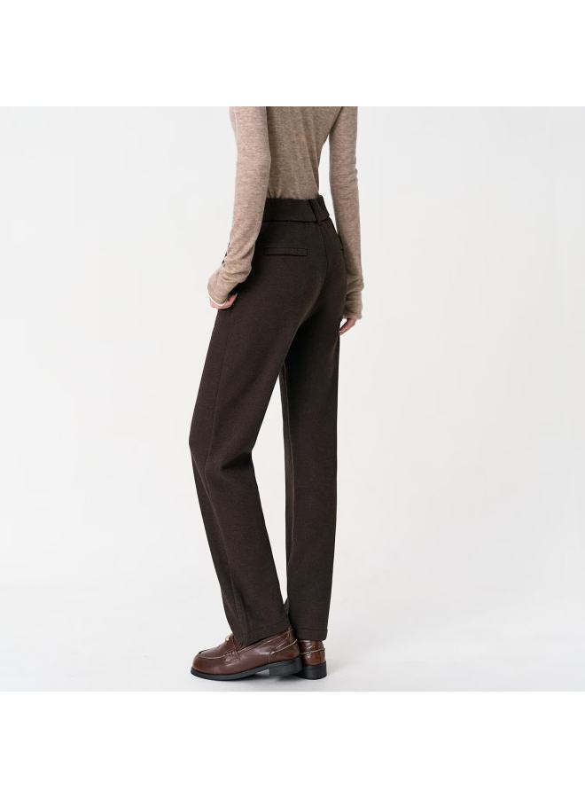 Yanyee Yanyu Simple Versatile Pencil Pants For Women Winter Commuter Slim Fit Casual Trousers Black Gray S - Image 2