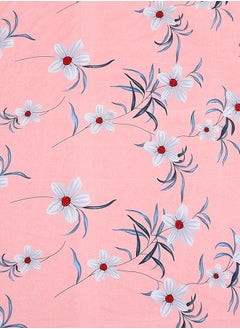 Status Contract Cotton Rich Double Bedsheet with 2 Pillow Covers for Bed Room, Home, Hotel-120 GSM, Pink, 210 X 215 Cm  - Image 4