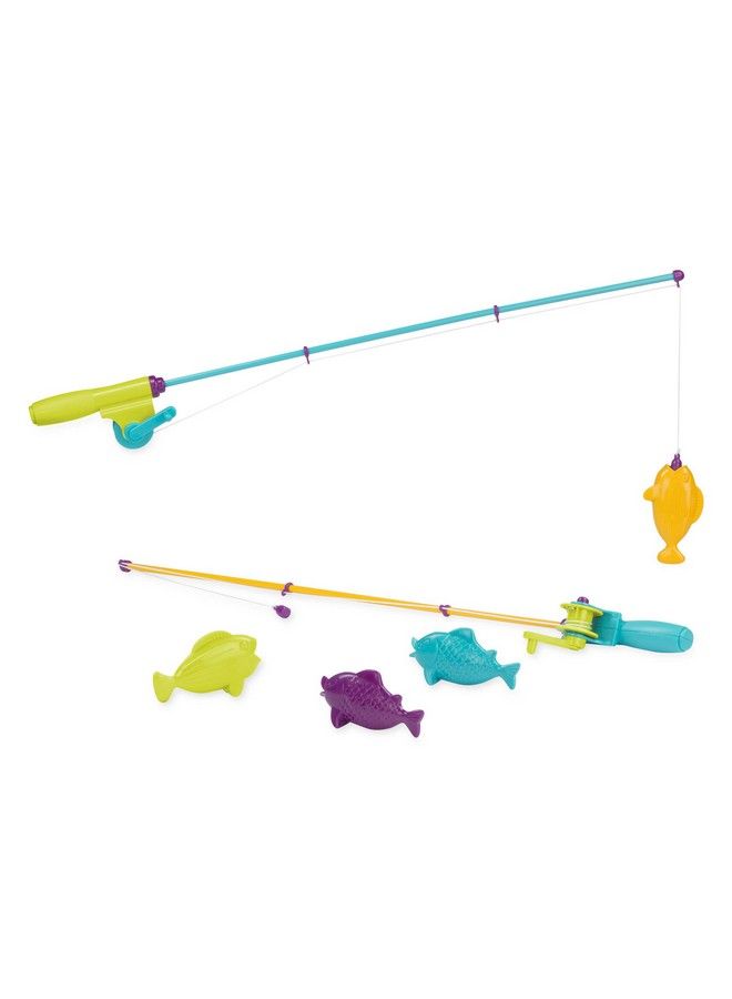 BATTAT Magnetic Fishing Set Outdoor Toy Fishing Game With 2 Magnetic Rods & 4 Fish For Kids 3 Years+ (6Pcs) - Image 2
