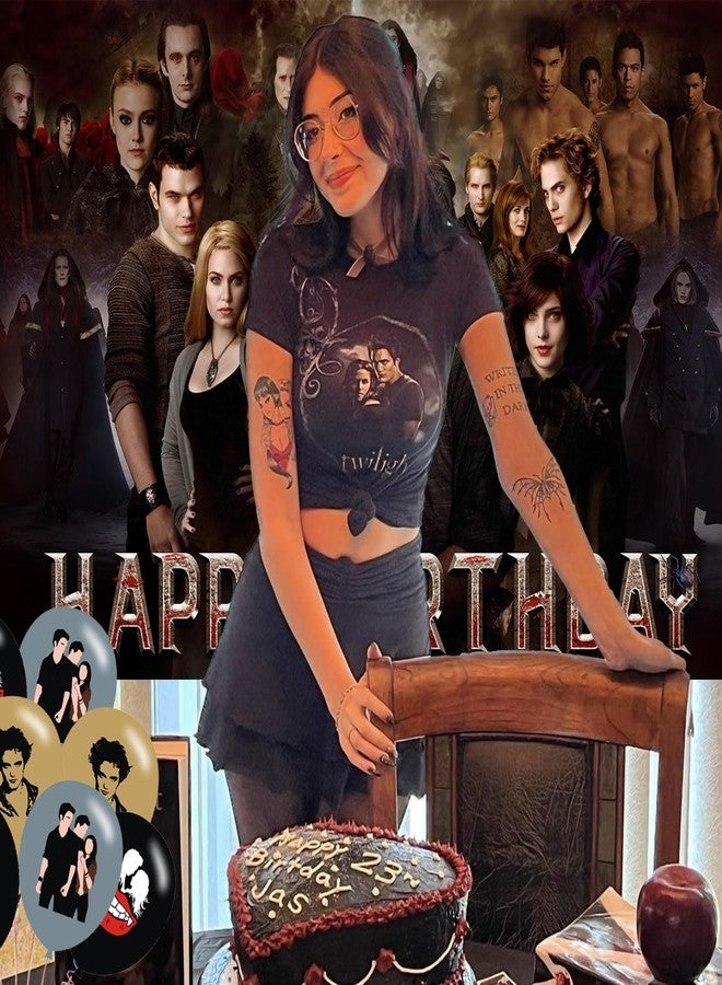 Karg 5ft x 3ft Birthday Party Backdrop, Includes 18 Pcs Balloons, Movie Themed, Black - Image 5