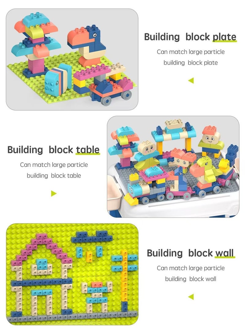 TPE Soft Blocks Building Set, 151 Pieces, Train and Character Series, Ages 3+, Portable Gift Box - Image 5