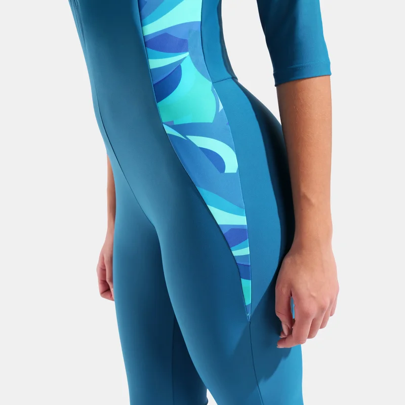 Arena Multi-Colour Women's Slimkini 3/4 One-Piece Swimsuit for Women | Best Price UAE