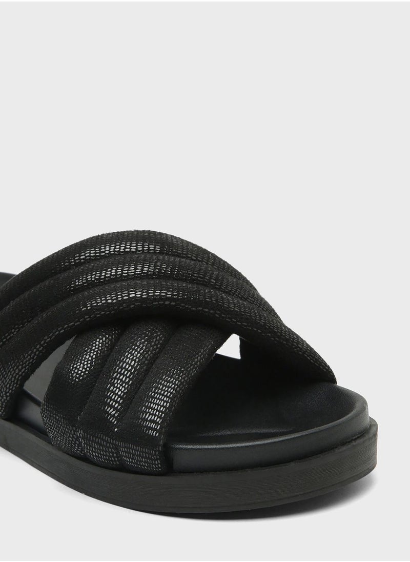 ONLY - Cross Strap Sandals - Image 1