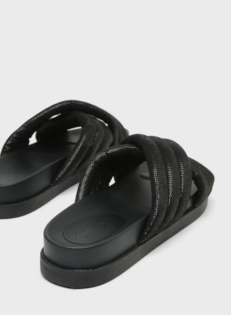 ONLY Cross Strap Sandals