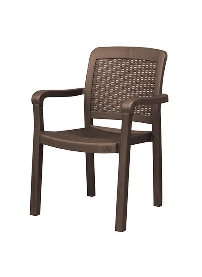 DANUBE HOME Alya Plastic ChairOutdoor Garden ChairUV and Water-Resistant All-Weather Garden Patio Dining ChairSingle Seater Polyresin Patio Modern Furniture  - Image 2
