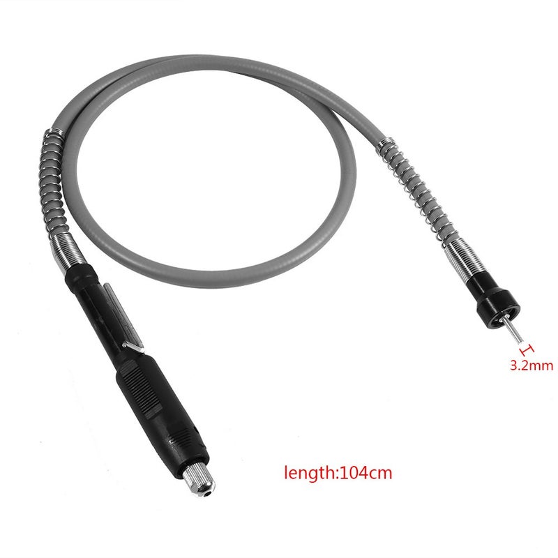 Flexible Flex Shaft Extension Cord 104cm M8 Keyless Chuck Rotary Grinder Tool - Image 2