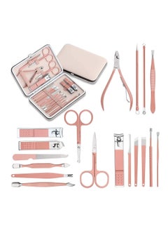 Arabest Manicure Set Pedicure Kit Nail Clippers Sets - Professional Grooming Kit High Precision Stainless Steel Nail Cutter Nail File Sharp Nail Scissors and Clipper Fingernails with stylish case  - Image 2
