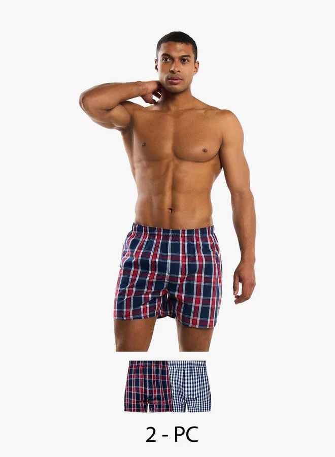 سبلاش فيڤ Men Printed Cotton Boxers - Pack of 2