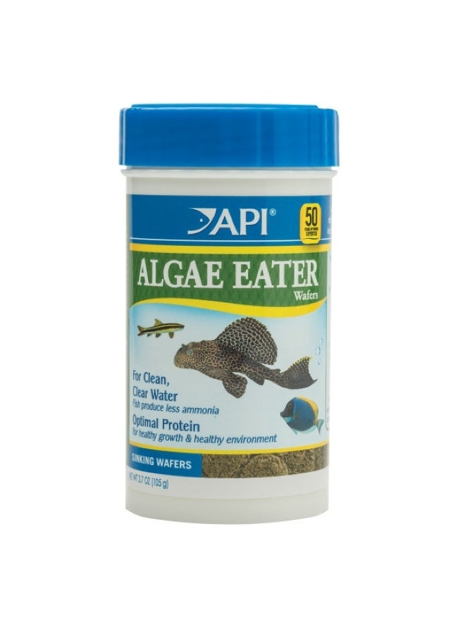 API Algae Eater Wafers Fish Food, 3.7 Oz - Image 1