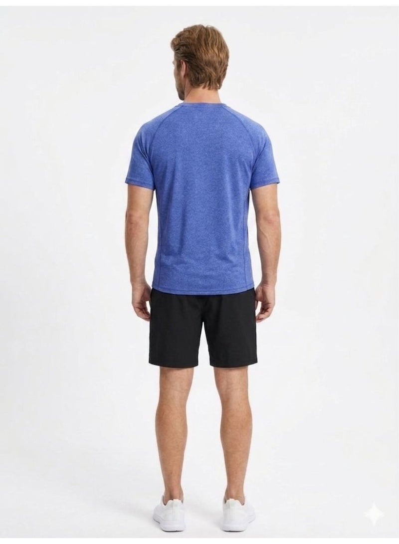 Caesar Men plain short-sleeved sports t-shirt - Image 2