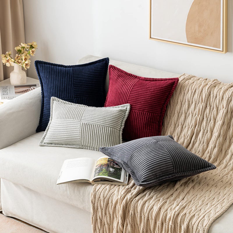 ميولي Miulee Dark Gray Corduroy Convers - Image 4