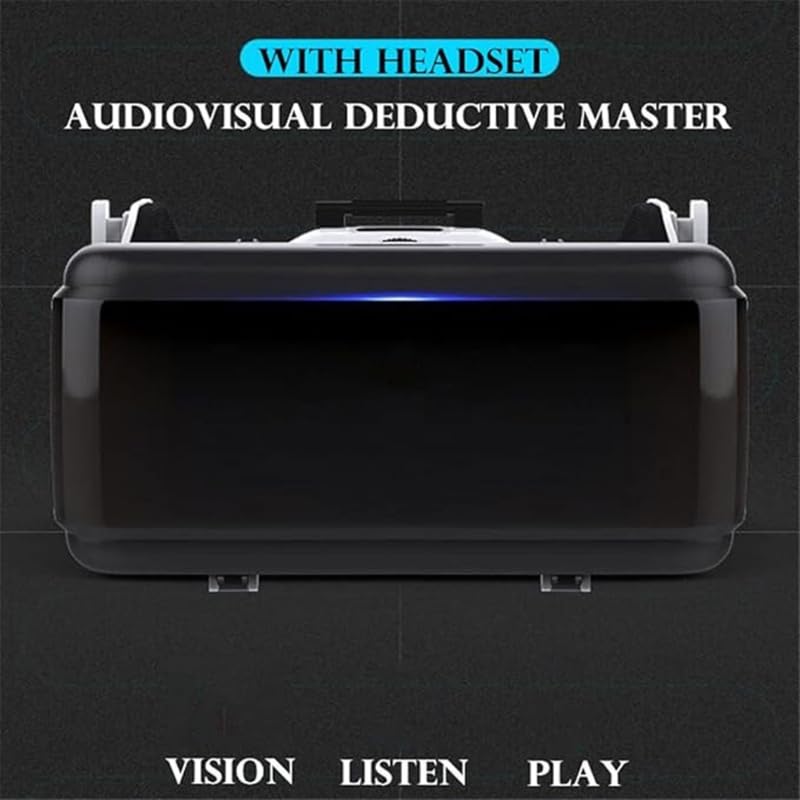 Drumstone (𝟏𝟓 𝐘𝐞𝐚𝐫𝐬 𝐖𝐚𝐫𝐫𝐚𝐧𝐭𝐲) Mini 3D Glasses Headset: 42mm HD Optical Resin Lens, Remote Control, 3D VR Glasses for Smartphones, Enhanced 3D Experience for Movies & Games – Best Gift - Image 4