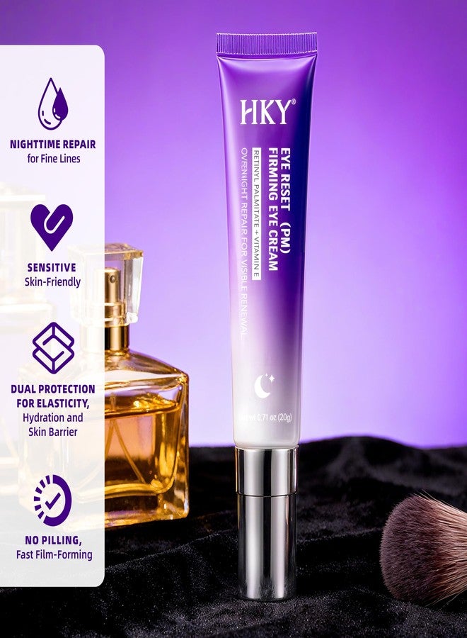 HKY Eye Cream, Under Eye Bags And Wrinkles Repair Cream Brightener, Anti Aging, Dark Circles Puffiness Under Eye Treatment With Retinol Serum & Vitamin E, Overnight Instant Firming - Image 2