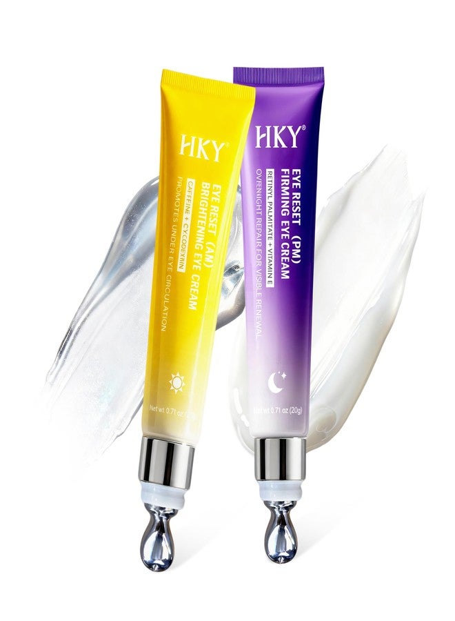 HKY Eye Cream, Under Eye Bags And Wrinkles Repair Cream Brightener, Anti Aging, Dark Circles Puffiness Under Eye Treatment With Retinol Serum & Vitamin E, Overnight Instant Firming - Image 1