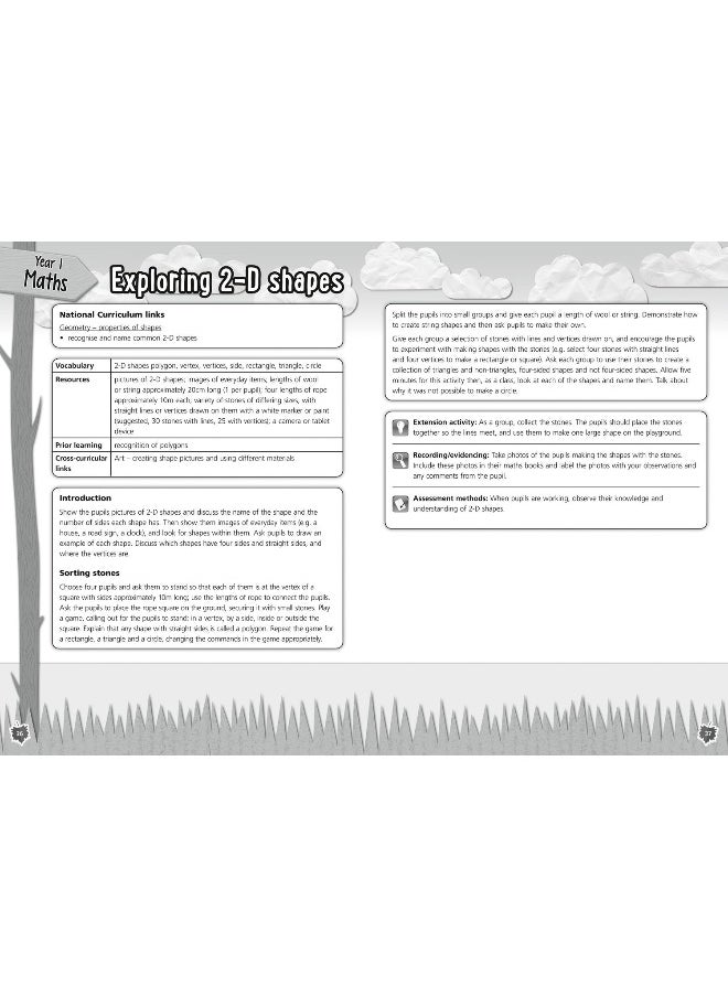 KS1 Go Teach Outdoors: Practical Outdoor Lesson Ideas for Primary English and Maths with a Foreword from Michael Morpurgo  - Image 4
