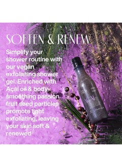 Natura Ekos Açaí Revitalizing Exfoliating Shower Gel - Natural Exfoliants - Removes Impurities - Body Wash - Vegan Skin Care - Brazilian Beauty Secrets - Self Care & Body Care - 6.2 fl oz (185ml)  - Image 4