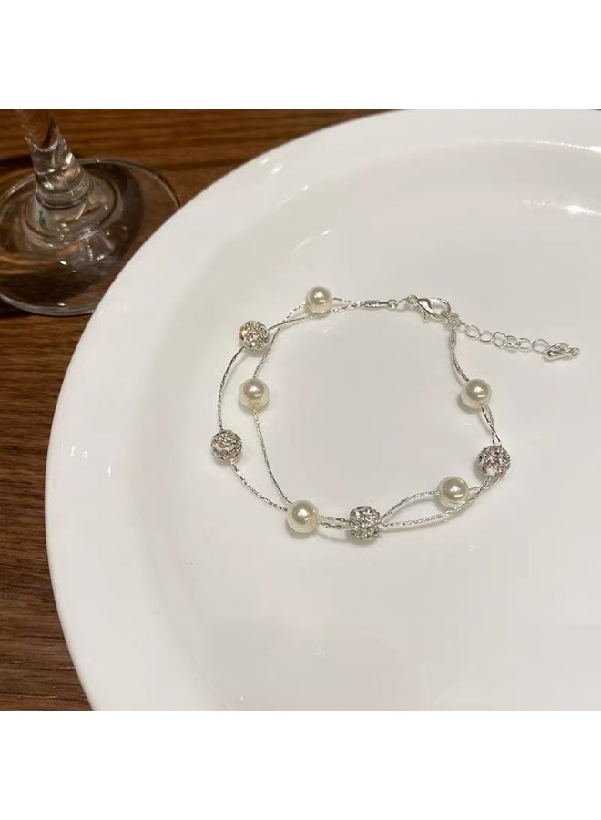 Goolsky French Irregular Pearl Bracelet for Women – Dainty Gold-Tone Statement Jewelry, Minimalist Luxe Accessory, Irregular Pearls Anti-Tarnish, Daily Wear/Gifting - Image 4